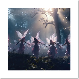 Enchanted Forest Fairies: Pastel Dreams Posters and Art